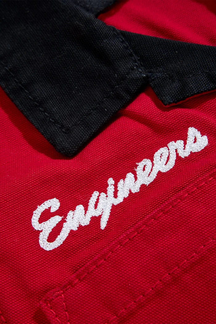 Jordan Craig - Kids The Re-Up Mechanic Shirt & Shorts Set - Red