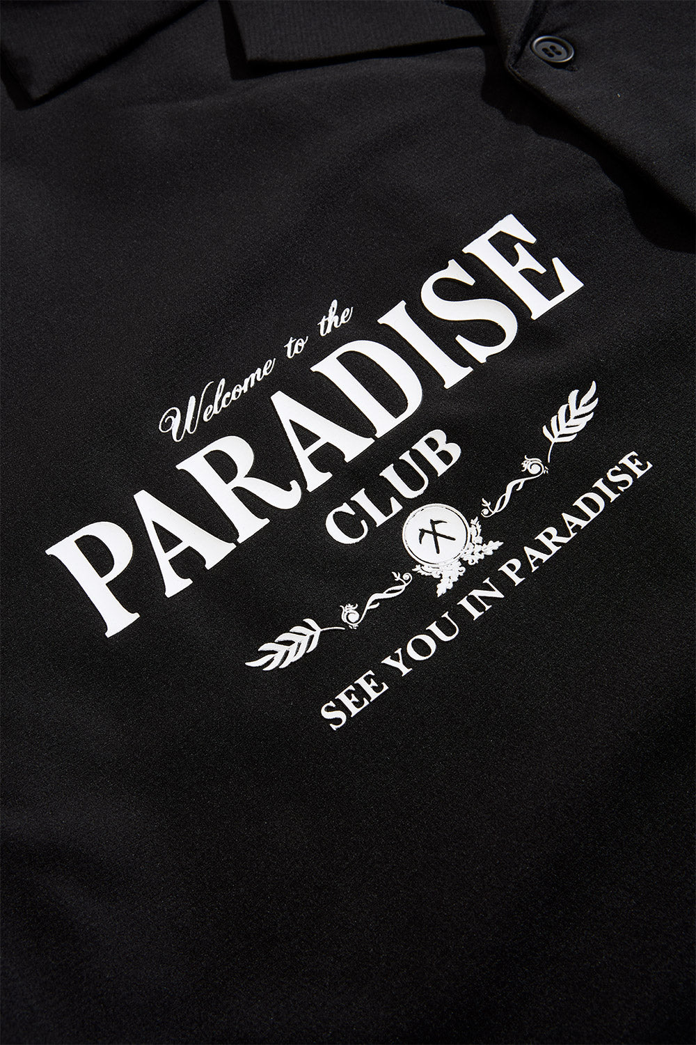 Jordan Craig - Men's Paradise Club S/S Shirt & Shorts Set - Black