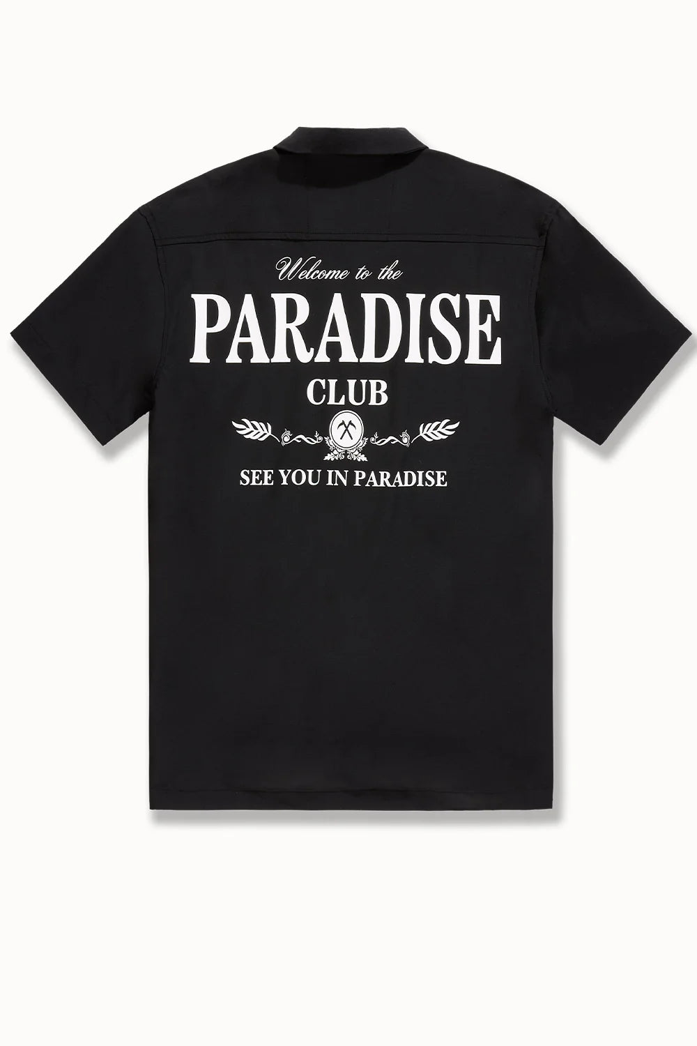 Jordan Craig - Men's Paradise Club S/S Shirt & Shorts Set - Black