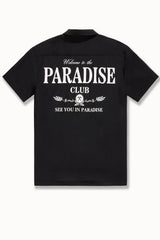 Jordan Craig - Men's Paradise Club S/S Shirt & Shorts Set - Black