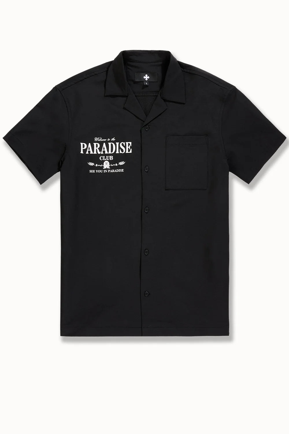 Jordan Craig - Men's Paradise Club S/S Shirt & Shorts Set - Black