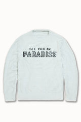 Jordan Craig - See You In Paradise Plush Crewneck Sweater - Grey Jordan Craig