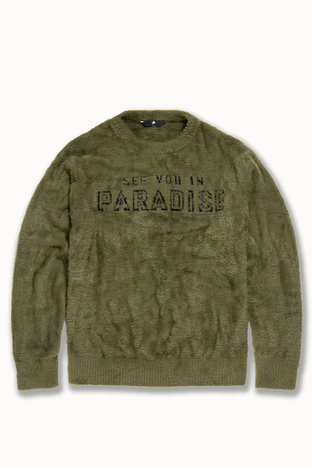 Jordan Craig - See You In Paradise Plush Crewneck Sweater - Olive