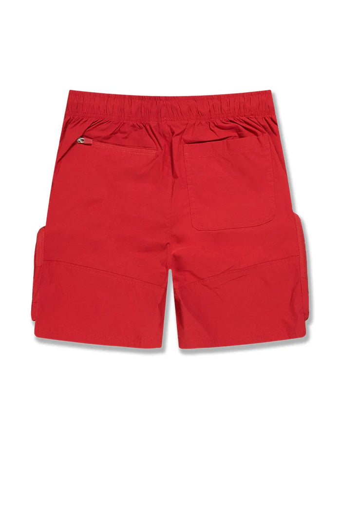 Jordan Craig - Retro - Altitude Cargo Shorts - Red Jordan Craig