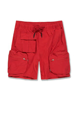 Jordan Craig - Retro - Altitude Cargo Shorts - Red Jordan Craig