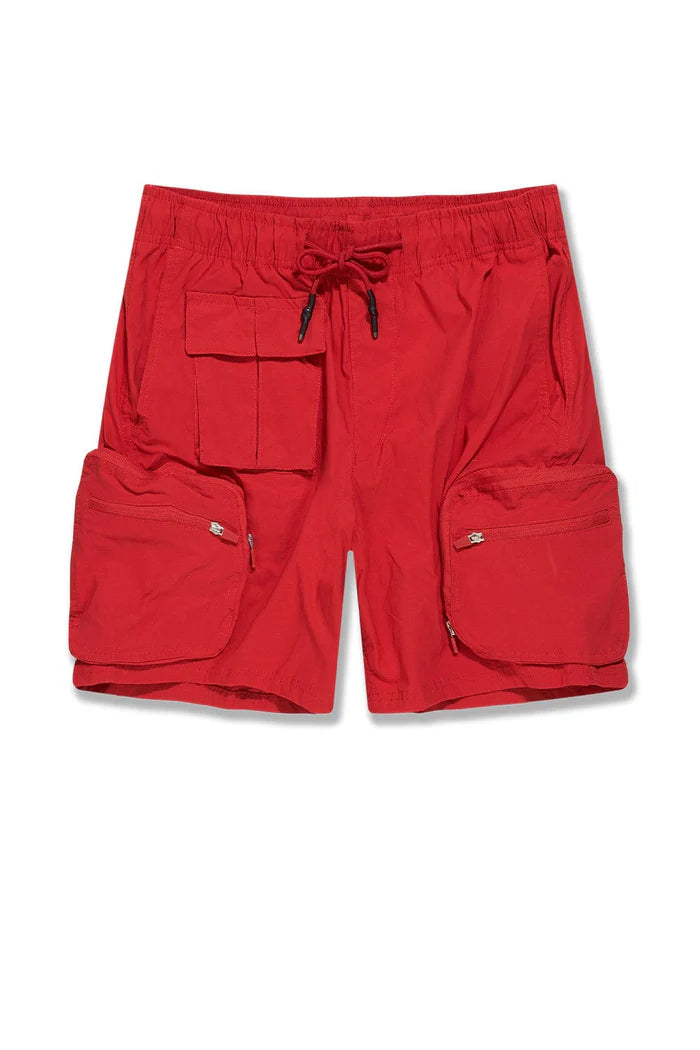 Jordan Craig - Retro - Altitude Cargo Shorts - Red Jordan Craig