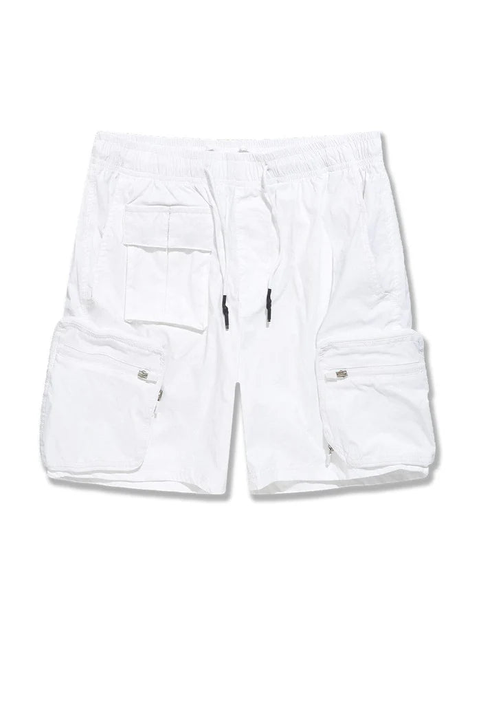Jordan Craig - Retro - Altitude Cargo Shorts - White Jordan Craig