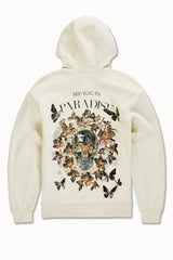 Jordan Craig - Butterfly Effect Zip Up Hoodie - Cream Jordan Craig