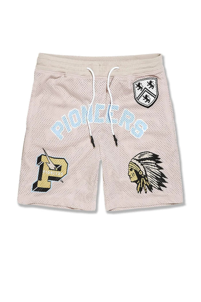 Jordan Craig Men - Pioneer Football Jersey & Mesh Shorts Set (Cream)