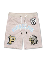 Jordan Craig Men - Pioneer Football Jersey & Mesh Shorts Set (Cream) Jordan Craig