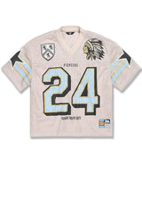 Jordan Craig Men - Pioneer Football Jersey & Mesh Shorts Set (Cream) Jordan Craig