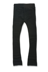 Jordan Craig Uptown Stacked Sweatpants - Black Jordan Craig