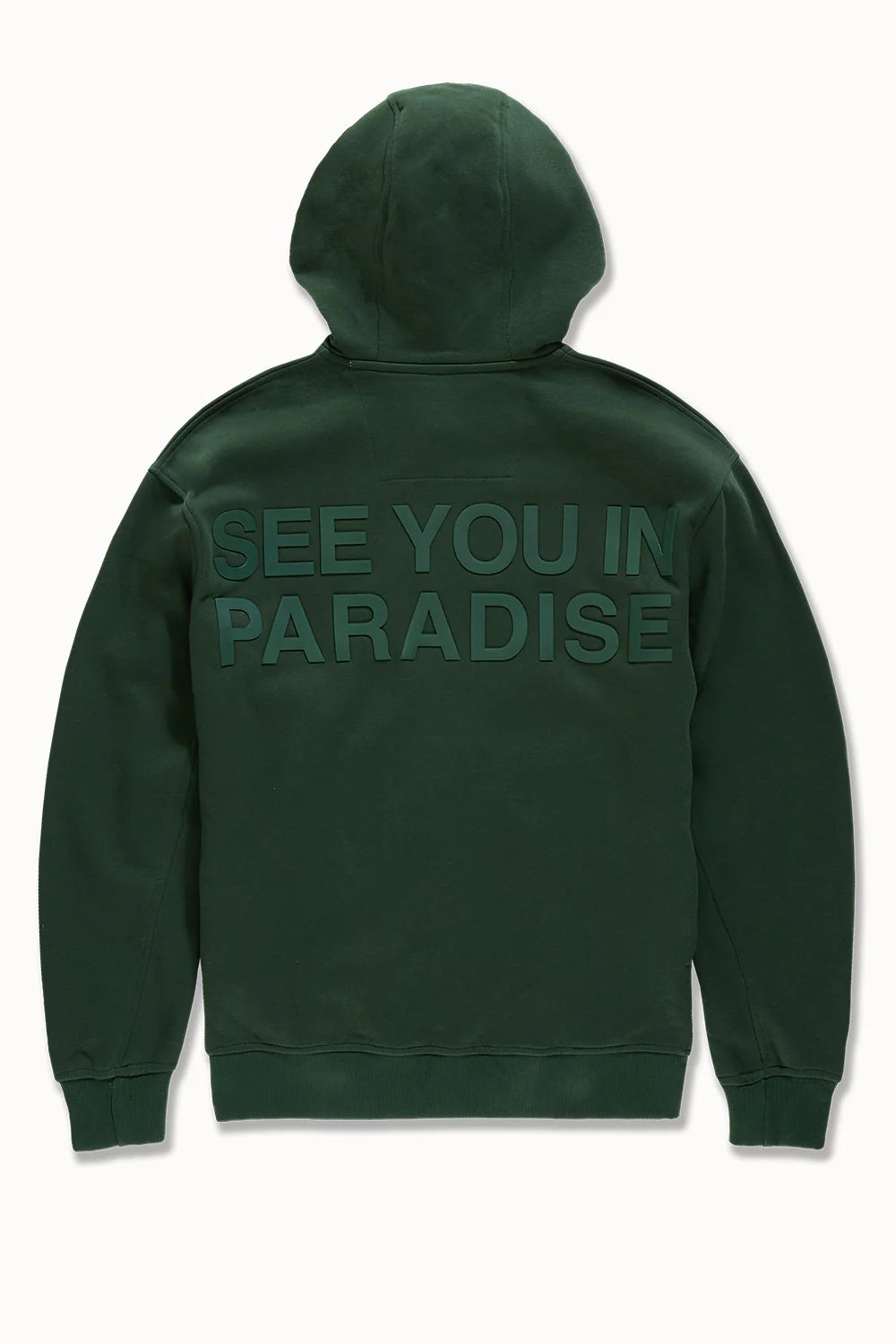 Jordan Craig - Men's SYIP Tonal Zip Up Hoodie & Stacked Sweatpants - Dark Olive