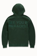 Jordan Craig - Men's SYIP Tonal Zip Up Hoodie & Stacked Sweatpants - Dark Olive Jordan Craig