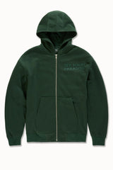 Jordan Craig - Men's SYIP Tonal Zip Up Hoodie & Stacked Sweatpants - Dark Olive Jordan Craig