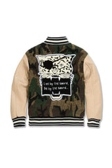 Jordan Craig Kids Life of Vice Varsity Jacket - Vintage Camo Jordan Craig