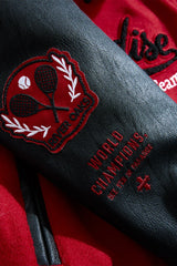 Jordan Craig Kids Paradise Team Varsity Jacket - Red Jordan Craig