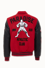 Jordan Craig  Paradise Team Men Varsity Jacket - Red Jordan Craig