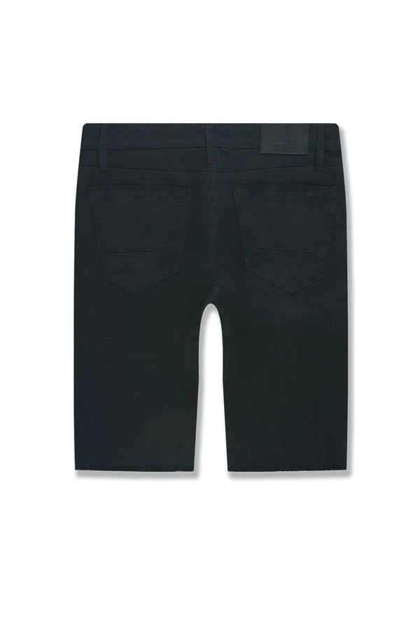 Jordan Craig - Rip And Repair Twill Shorts - Black
