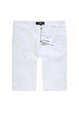 Jordan Craig - Lunar Denim Shorts - White Jordan Craig