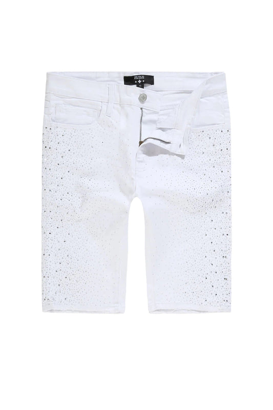 Jordan Craig - Lunar Denim Shorts - White
