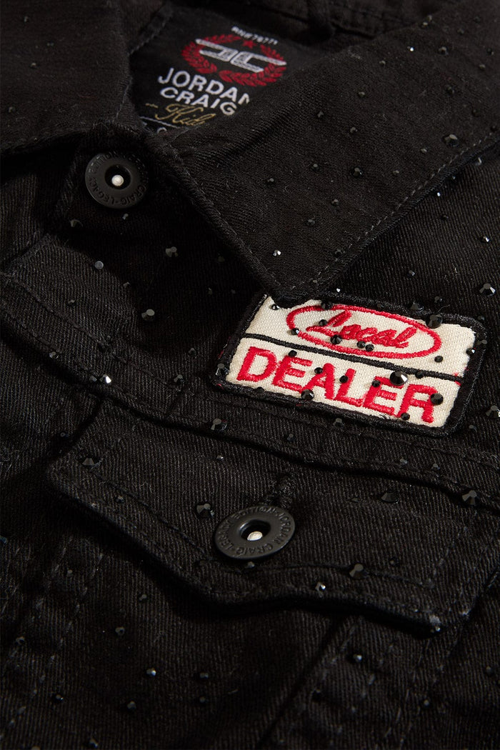 Jordan Craig - Kids Local Dealer Trucker Jacket & Stacked Denim Set - Jet Black