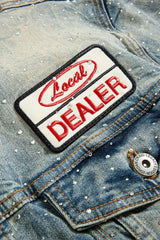 Jordan Craig - Local Dealer Trucker Jacket W Rhinestones - Desert Jordan Craig