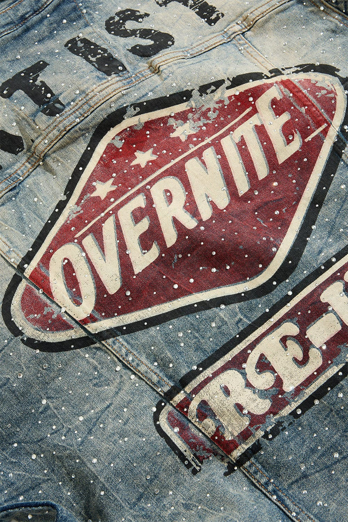 Jordan Craig - Local Dealer Trucker Jacket W Rhinestones - Desert Jordan Craig