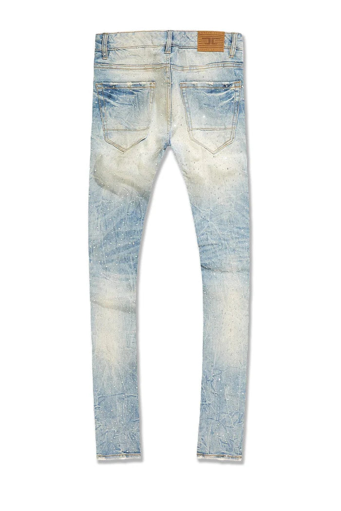 Jordan Craig Martin - Super Skinny Fit -  Rhinestones Magic City Denim - Iced Lager