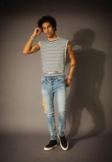 Bluecarats The Mcqueen 5-Pkt Slim-Fit Jean - Bleach Splatter - BLVD