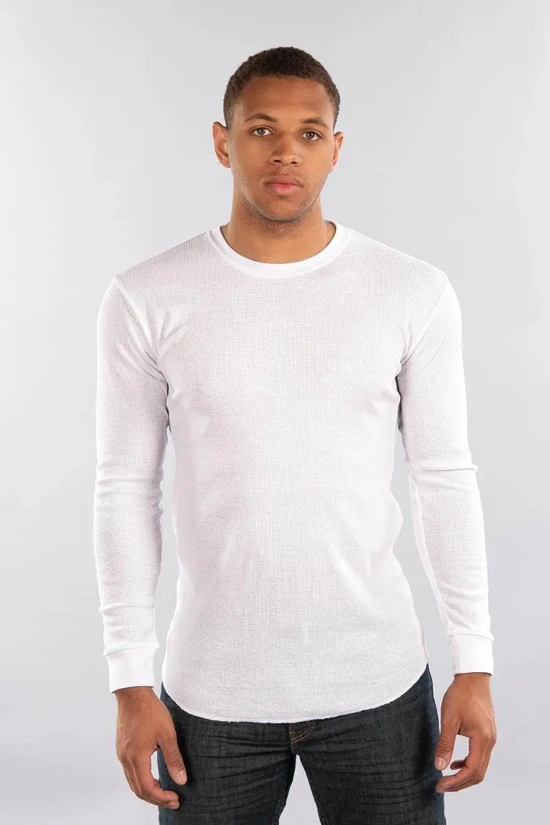 City Lab Fitted Thermal Shirt White - BLVD