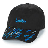 Cookies Triple Beam Dad Hat Black Blue - BLVD
