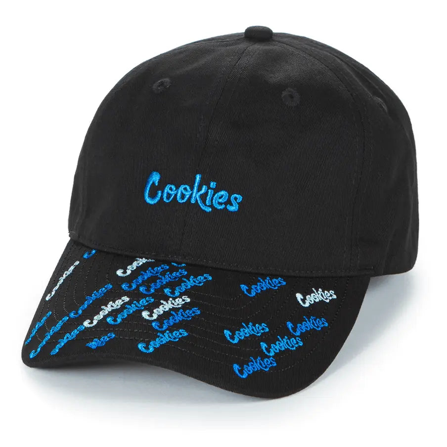 Cookies Triple Beam Dad Hat Black Blue - BLVD