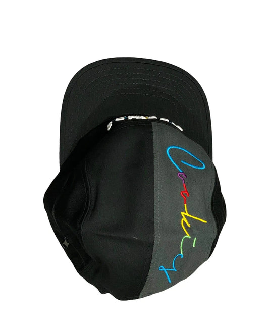 Cookies Versailles Cotton Canvas 5 Panel Hat Black - BLVD