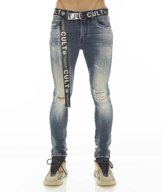Cult Of Individuality Men's Punk Super Skinny Stretch - BLVD
