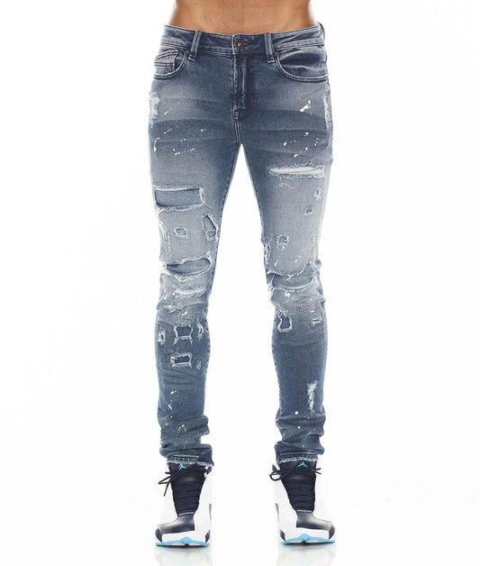 Cult Of Individuality Men's Super Skinny Jeans In Tape - BLVD