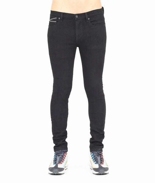 Cult Of Individuality Men's Super Skinny Stretch Black - BLVD