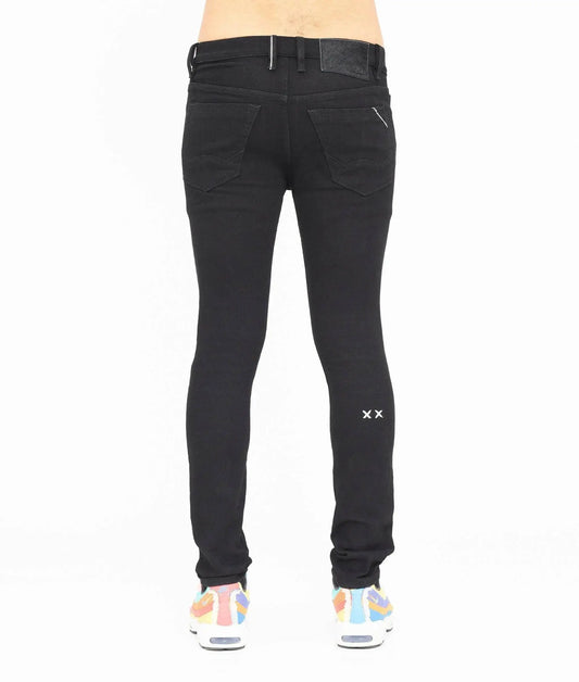 Cult Of Individuality Men's Super Skinny Stretch Black - BLVD