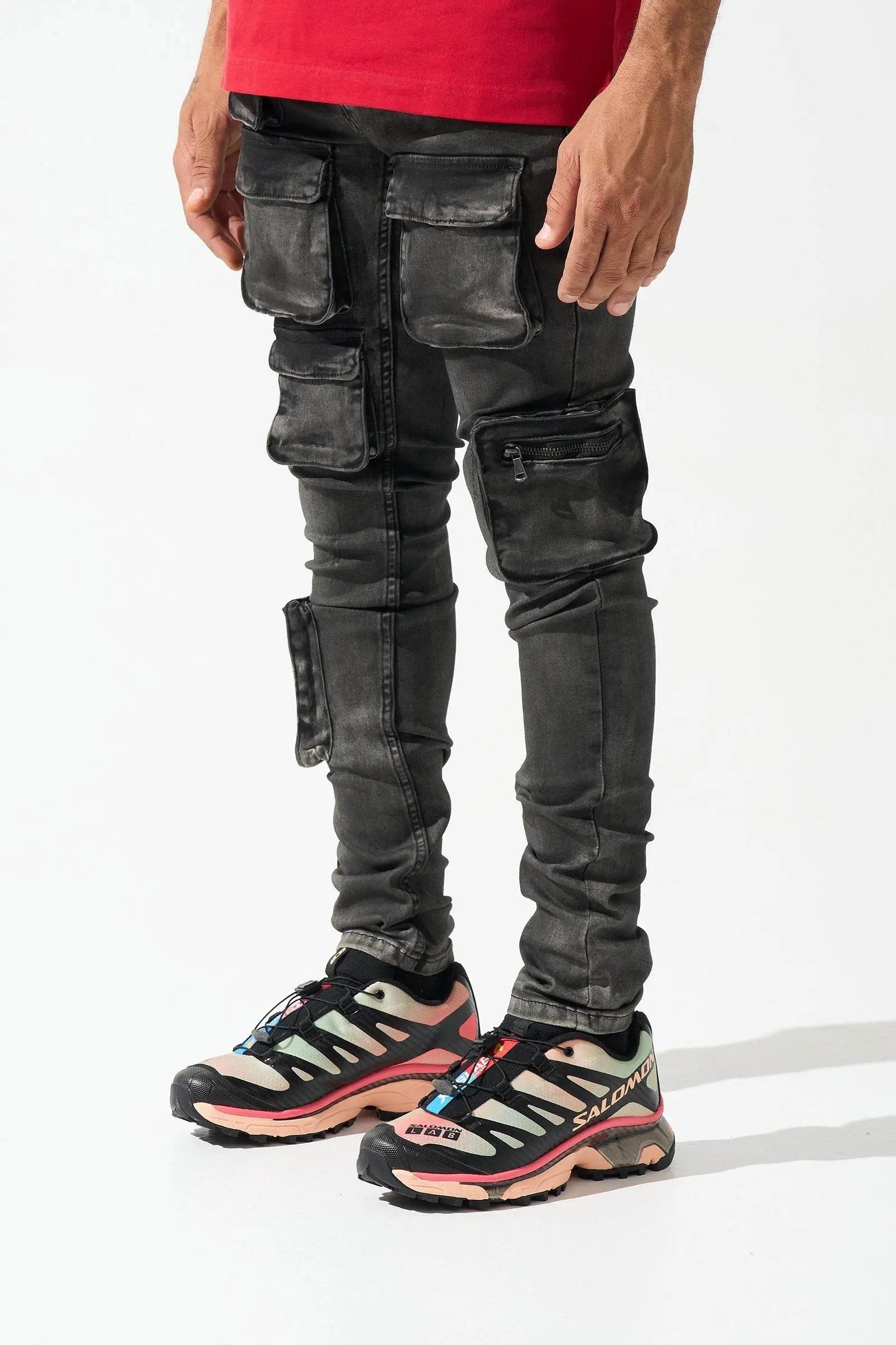 Serenede ''Current'' Cargo Jeans - Grey - BLVD