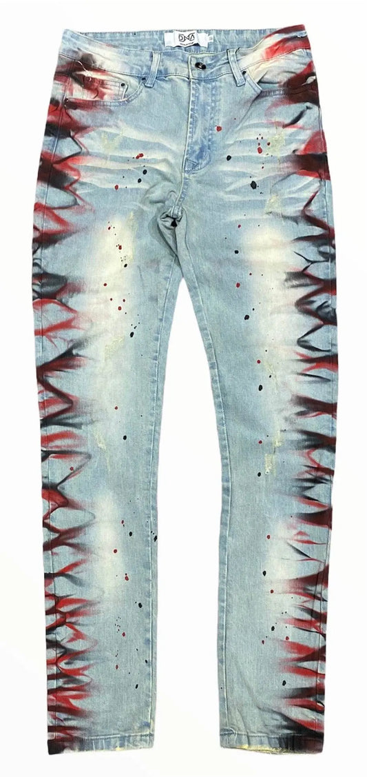 DNA Men Red Thunder Jeans Vintage / Red - BLVD