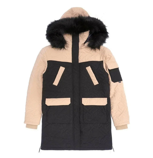 Frost Apollo Long Quilted Jacket - Black - BLVD