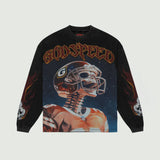 Godspeed - Morale Longsleeve T-shirt Tee - Black Wash Godspeed