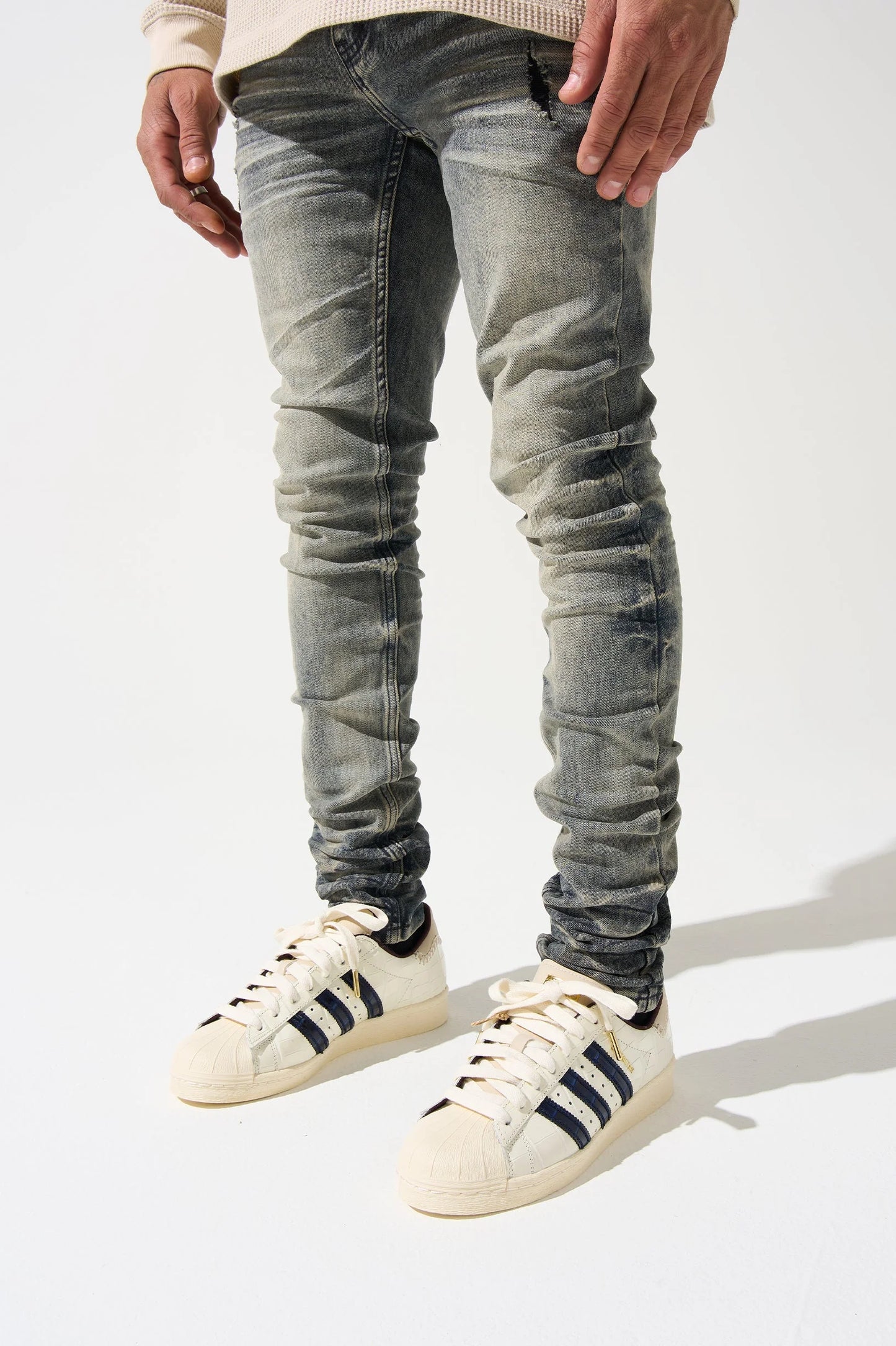 Serenede GUNMETAL Jeans - Metal