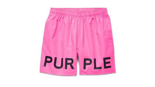 Purple Brand P504 All-around Short Water Print Neon Pink - P504-PPWM323 - BLVD