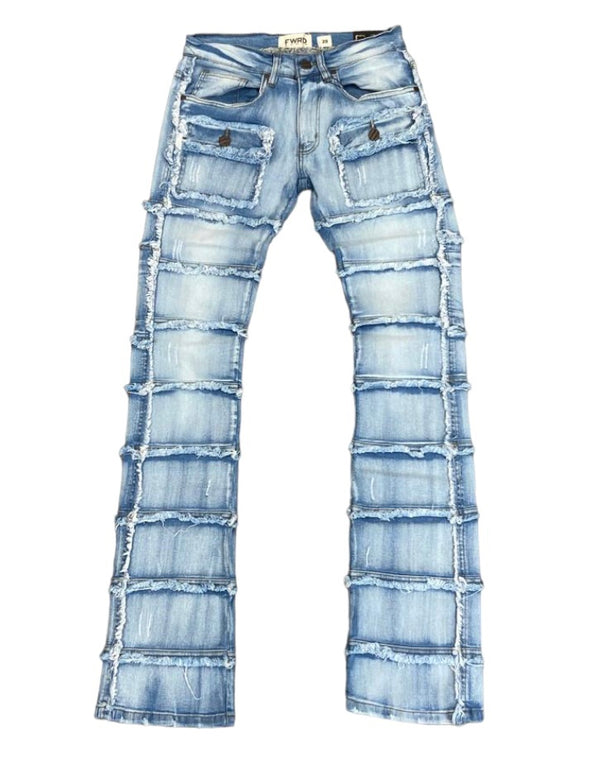 FWRD Denim Men Stacked Jeans Denim (Ice Blue)