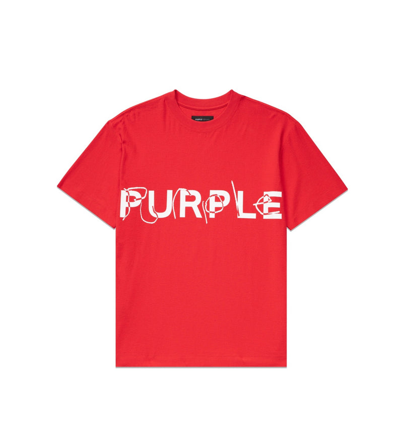 Purple Brand Men Written Logo Red Beauty T-Shirt - P104-TJRH323 – BLVD