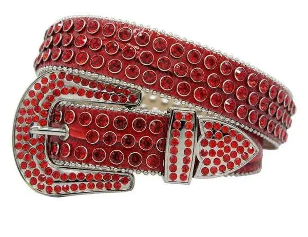 DNA Men Stones Belt - Red 225 - BLVD