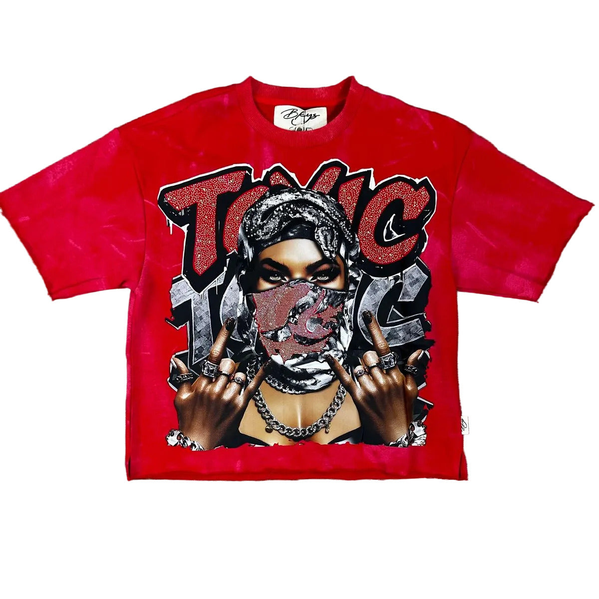 Bkys - Men's "Toxic" F-terry Cropped T-shirt