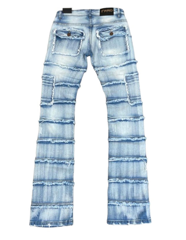 FWRD Denim Men Stacked Jeans Denim (Ice Blue)