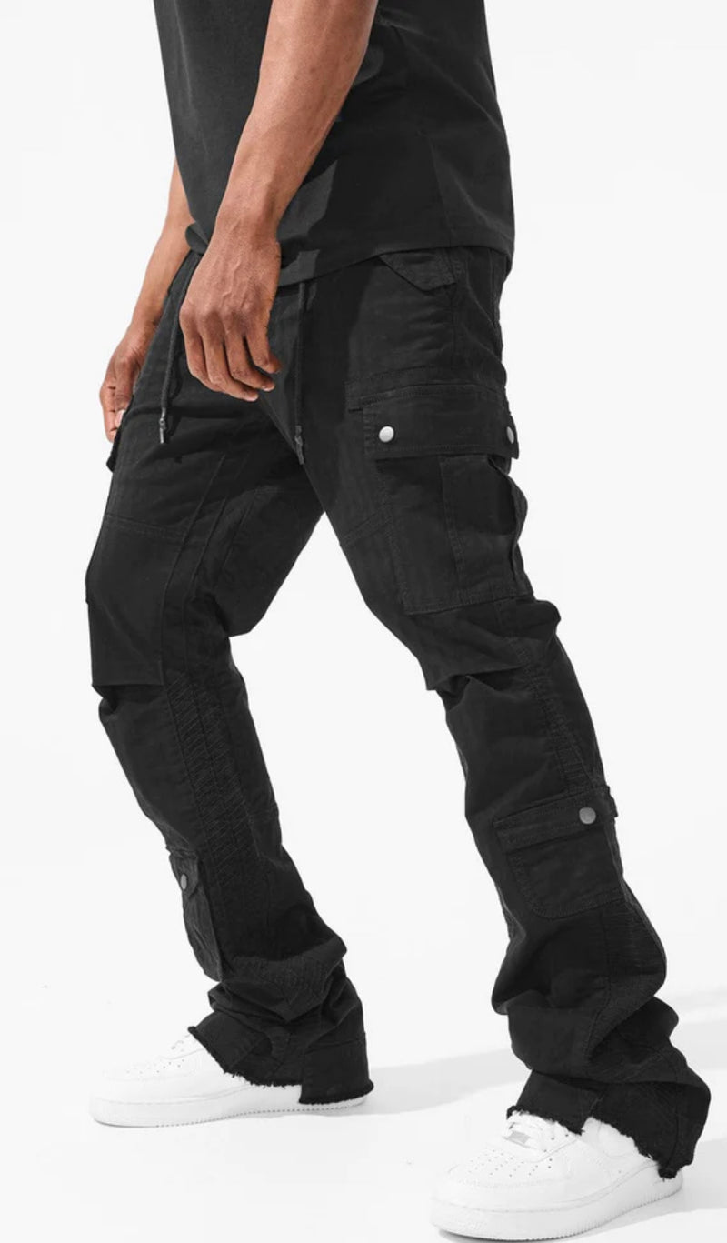 Jordan Craig Sean Stacked - Aviation Cargo Pants (Black)